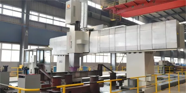 Gantry boring and milling machine