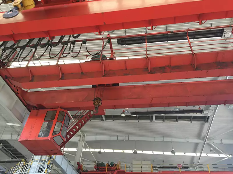 used double girder overhead cranes